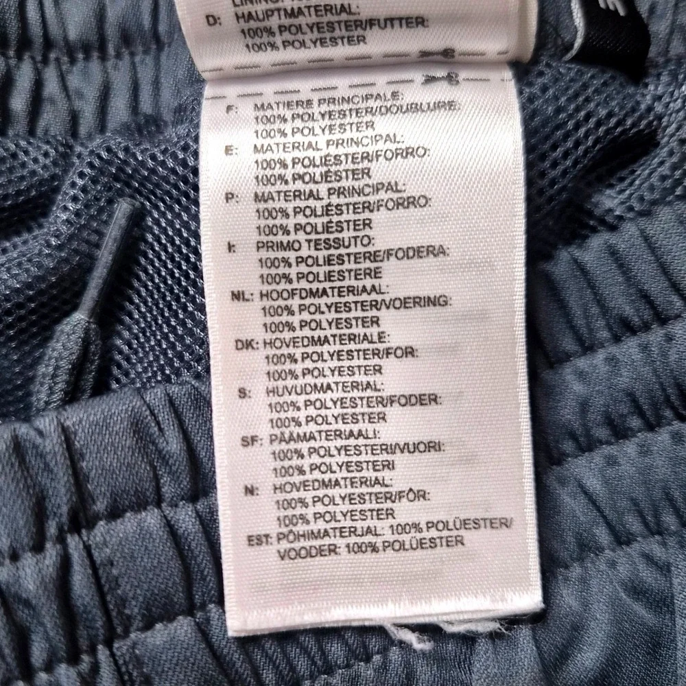 Adidas  Mens XL Track‎ Pants Black Grey  Stripe Athletic Training Pants